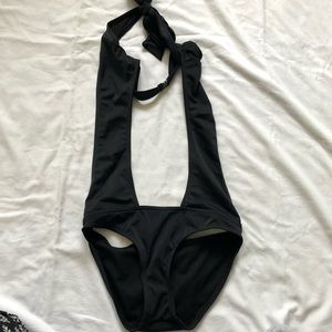 ASOS Swim Black one piece swimsuit Sz 2